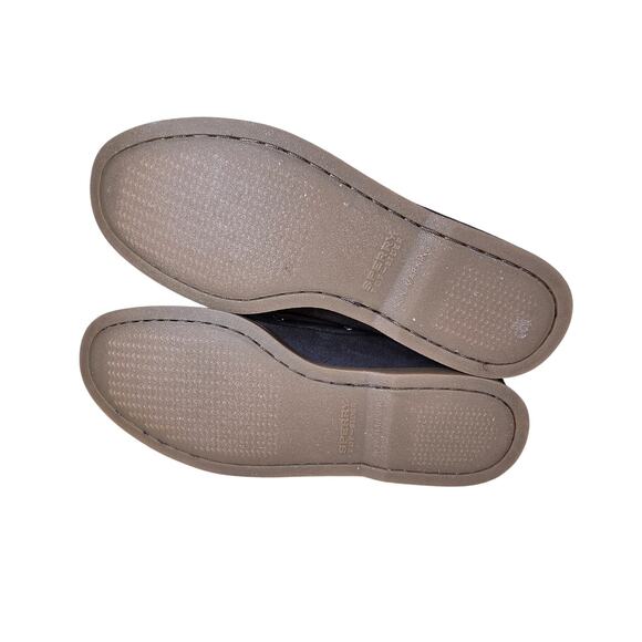 Sperry Men's Authentic Original 2-Eye Seacycled Boat Shoe in Cozy Java Worn 2x - Picture 7 of 8